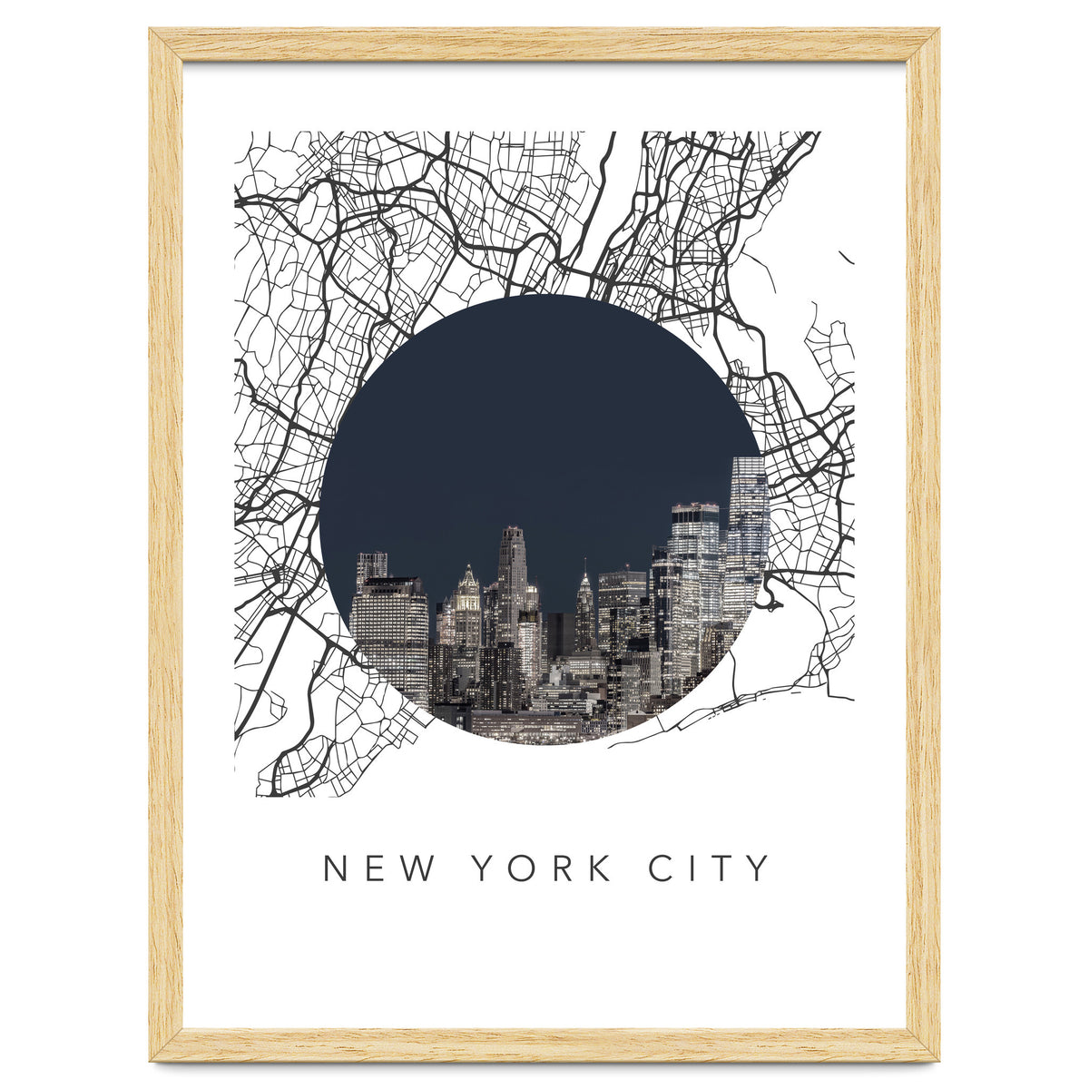 New York City Streets Collage