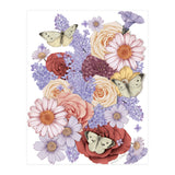 Flowers and Butterflies (Print Only) thumbnail