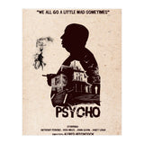 Hitchcock Psycho movie poster (Print Only) thumbnail