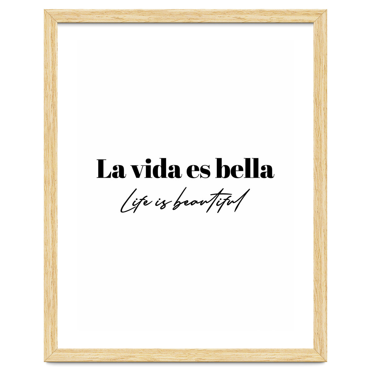 Life Is Beautiful (In Spanish)