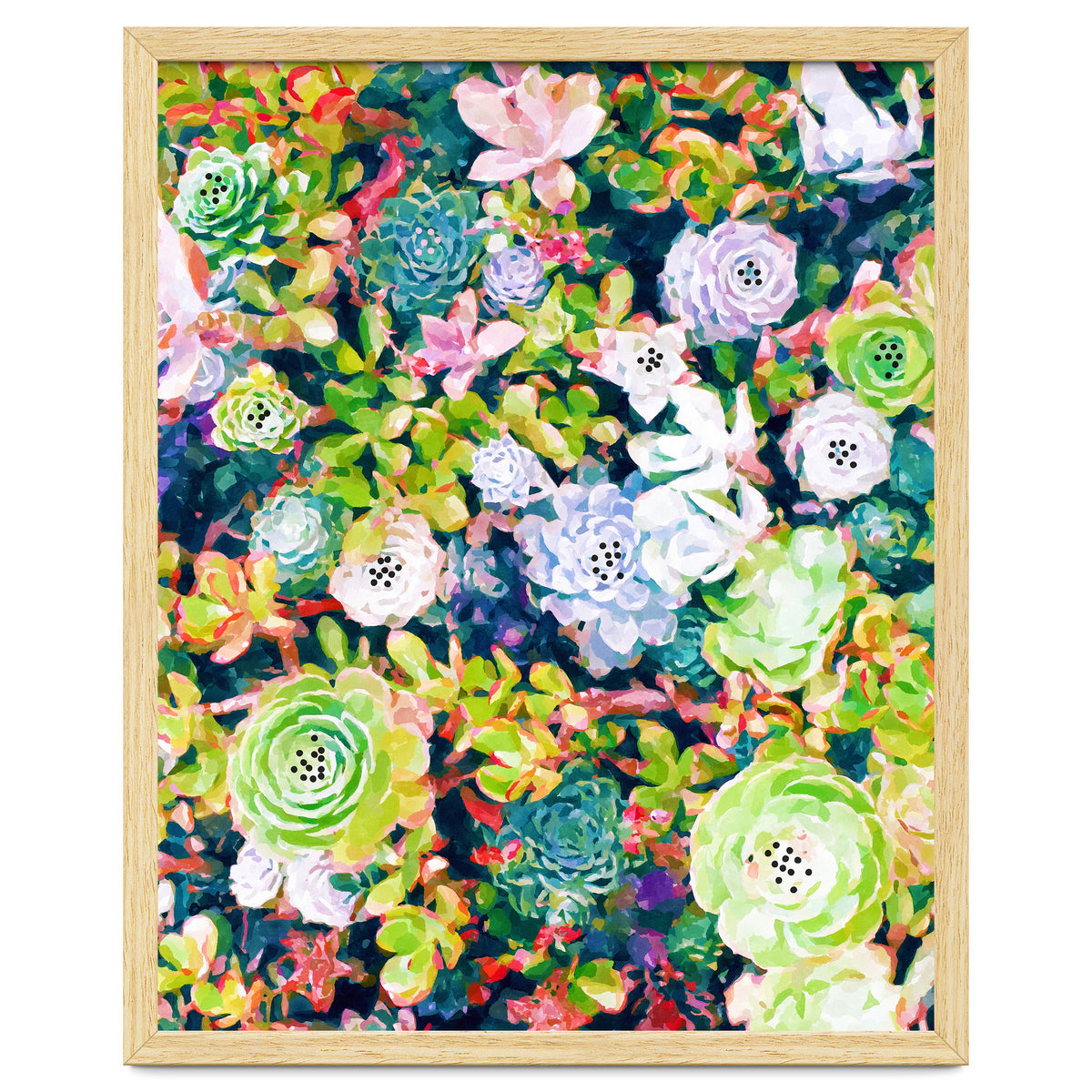 Watercolor Succulents