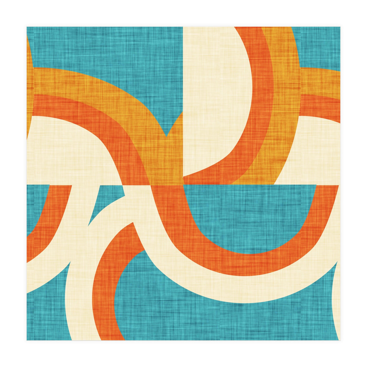 New Mid Mod Freeway Blue  (Print Only)