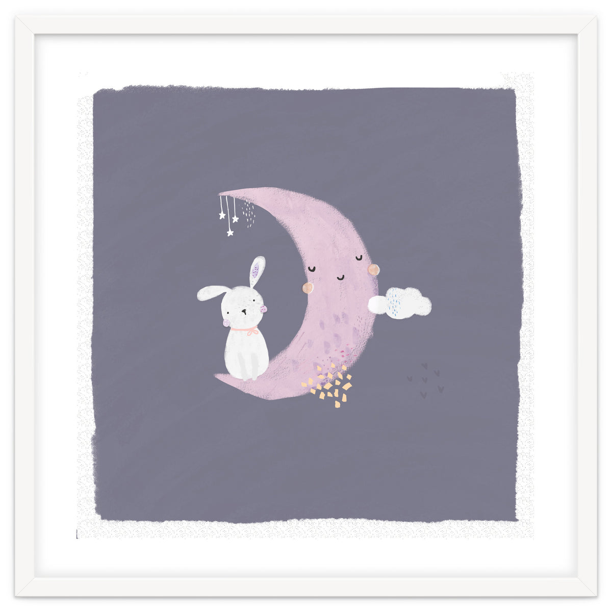 Baby Bunny And Moon