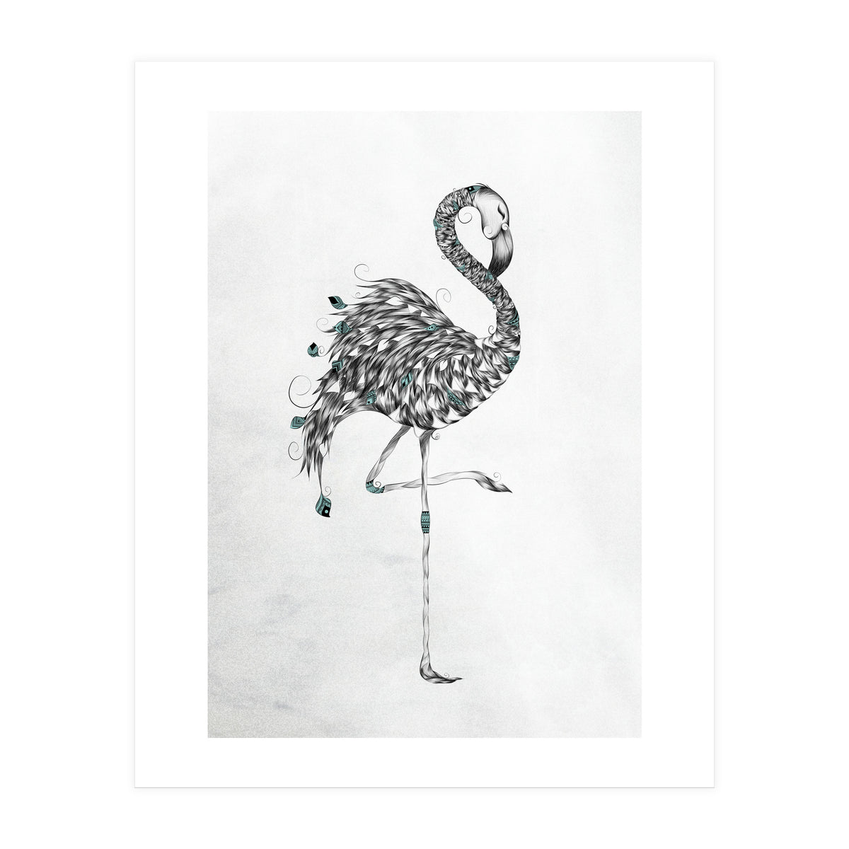 Poetic Flamingo (Print Only)