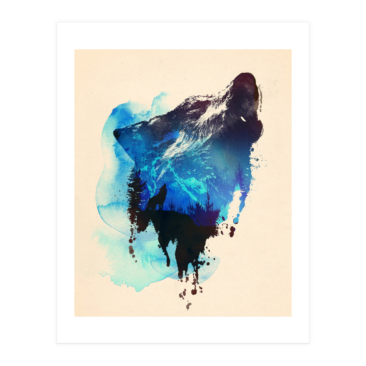 Alone As A Wolf (Print Only)