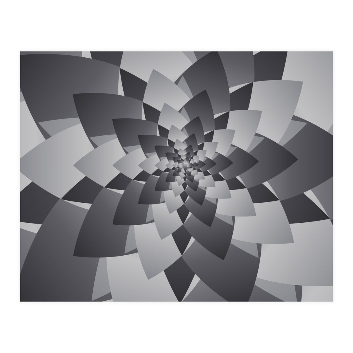 Fractal Black  (Print Only)