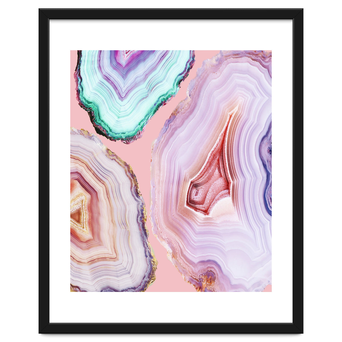 Mineral Agates #Glam collection