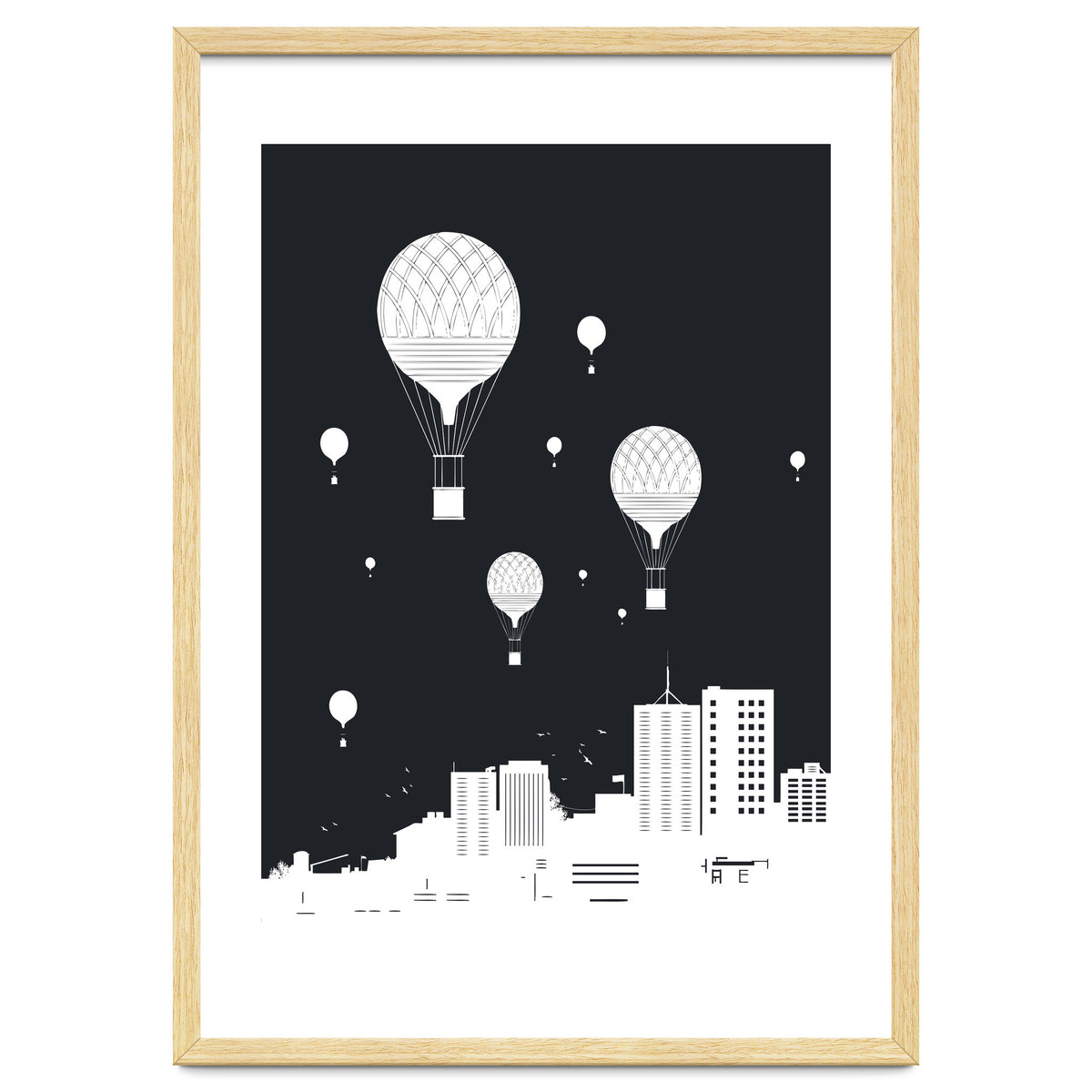 Balloons And The City (dark version)