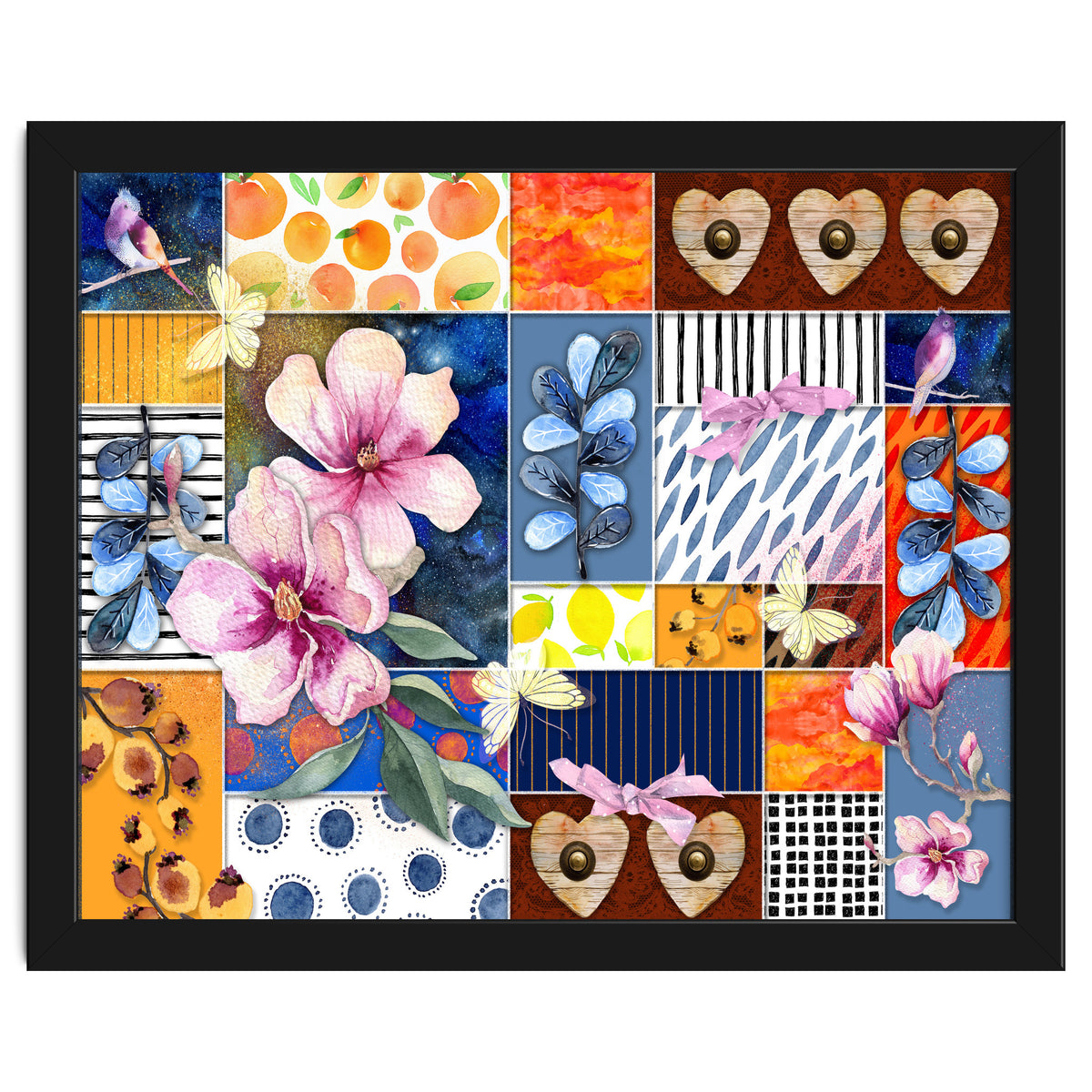 Romantic Floral Collage