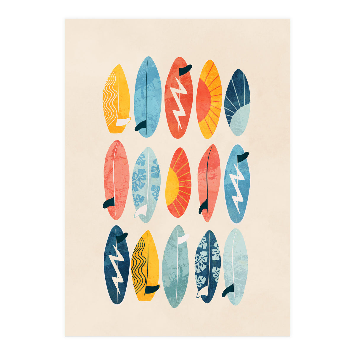 Surfing Board Light (Print Only)