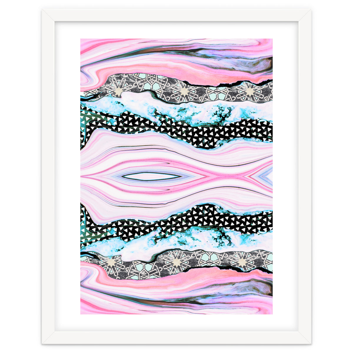 Abstract shapes of marble and patterns