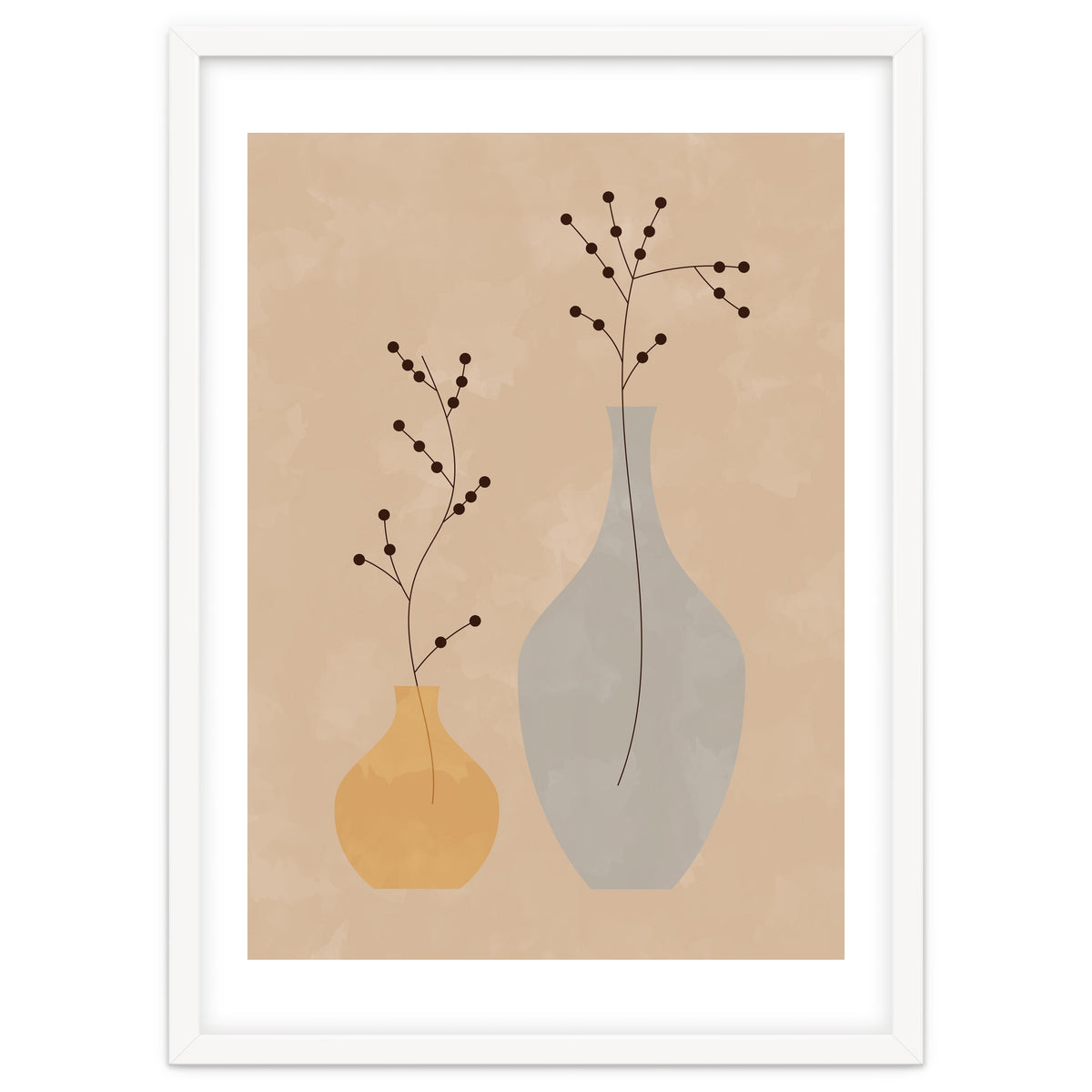 Mid Century Boho Pottery