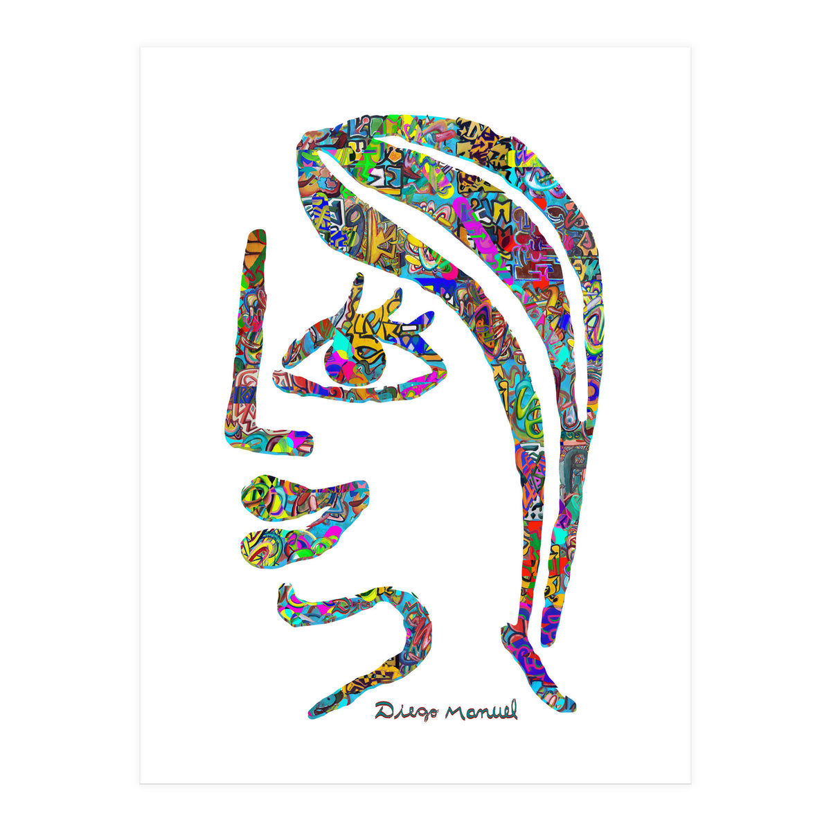 Graffiti Digital 12 2022 D 4  (Print Only)