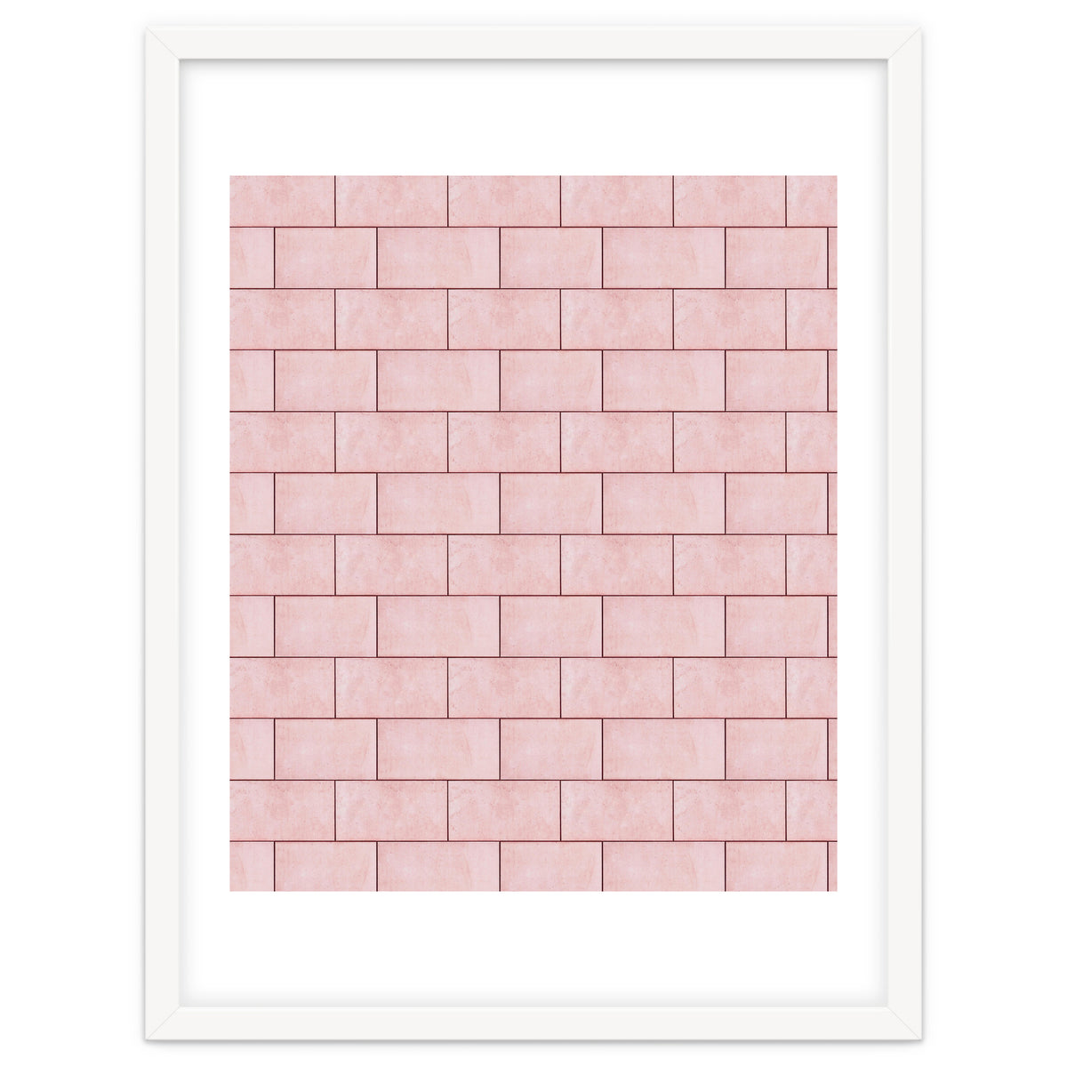 Blush Brick Imperfection