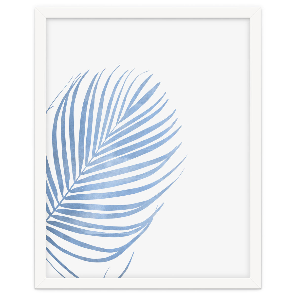 Blue Palm Leaf