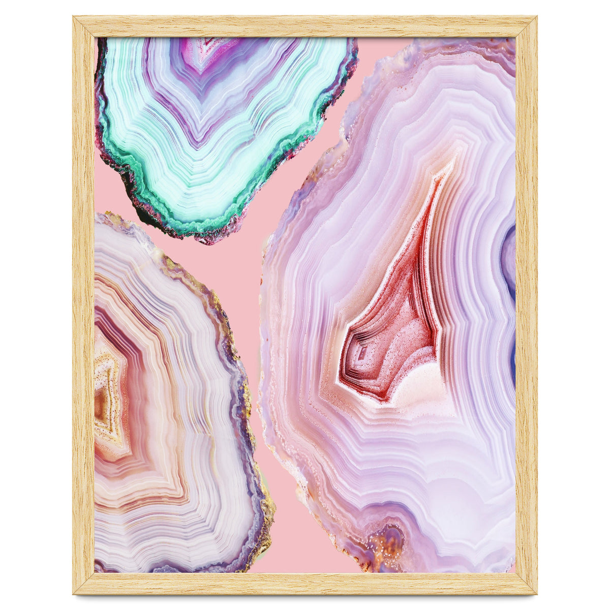 Mineral Agates #Glam collection