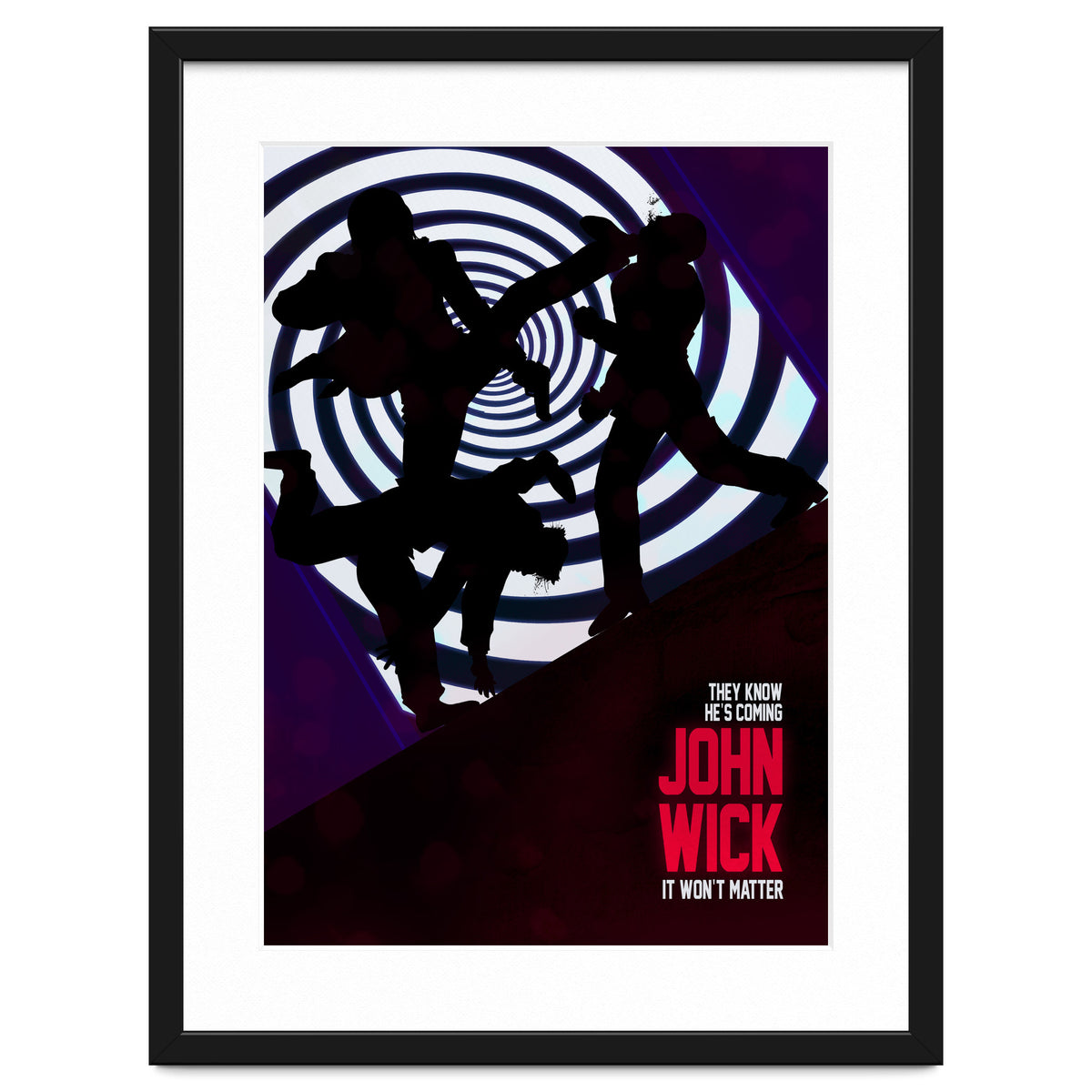 John Wick Minimal Movie Poster