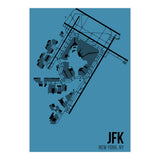 New York JFK Airport Layout (Print Only) thumbnail