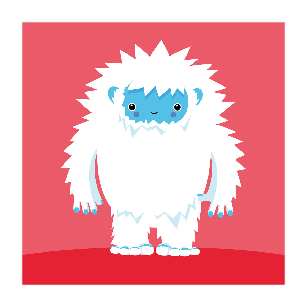 Big Hugs Kawaii Yeti (Print Only)