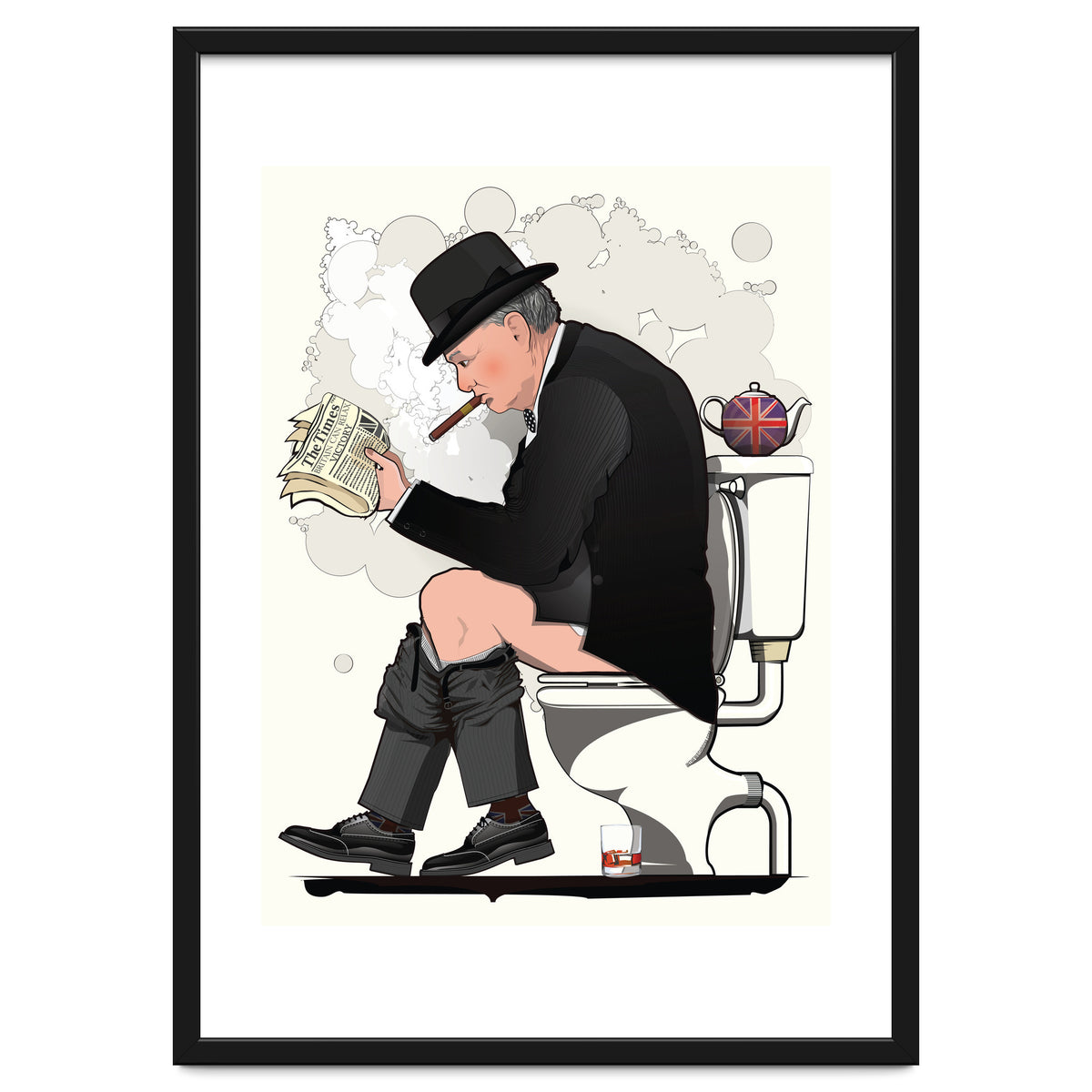 Churchill on the Toilet, Funny Bathroom Humour