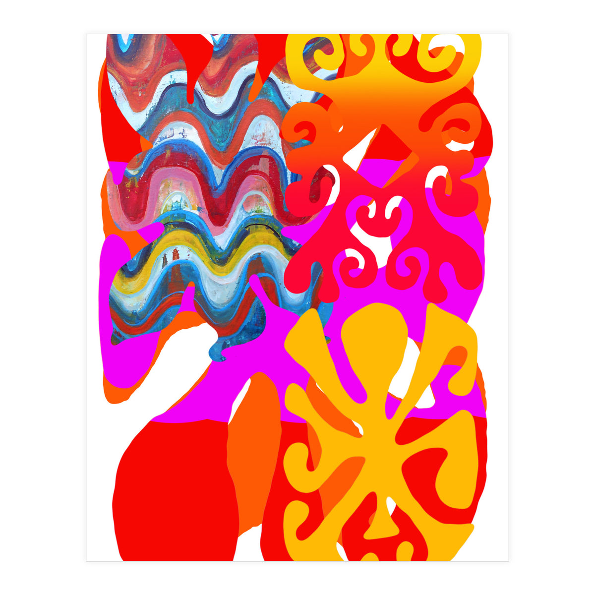 Pop Abstract Asimetrico 8 Copia (Print Only)