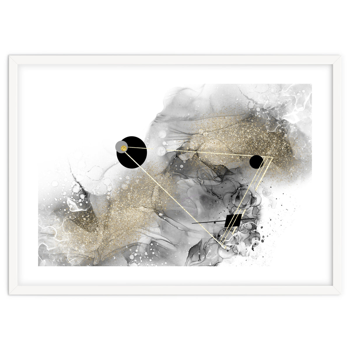 ALCOHOL INK Abstract galaxy