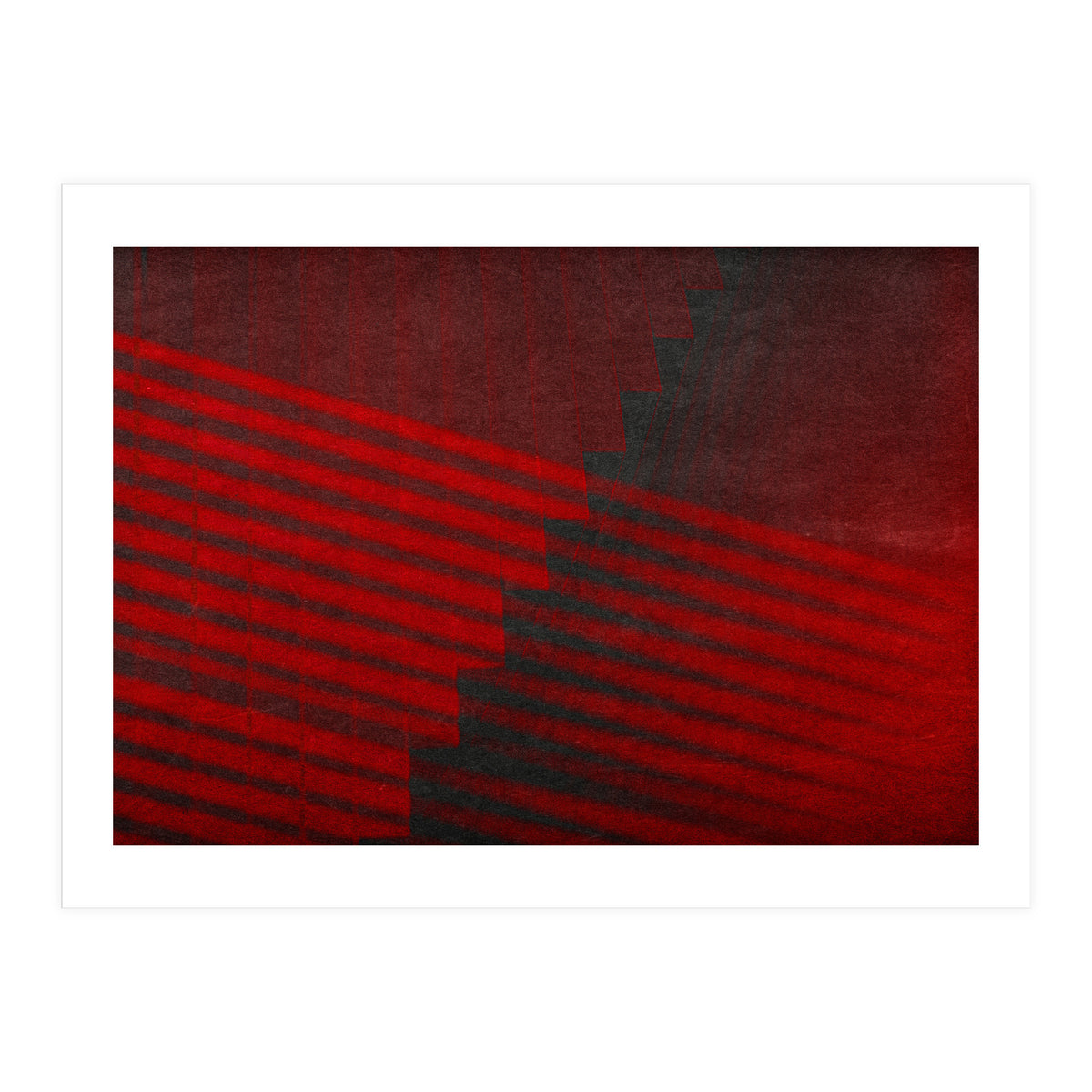 Rojo Y Gris #2 (Print Only)