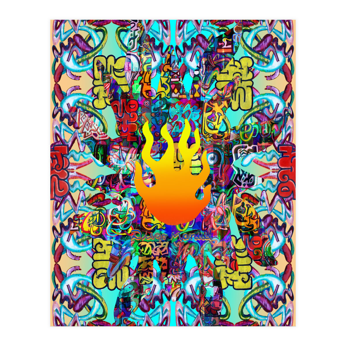 Fuego Y Graffiti 35 (Print Only)