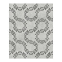 My Favorite Geometric Patterns No.30 - Grey (Print Only)