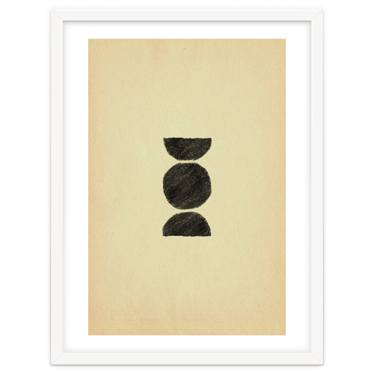 Abstract mid-century modern shapes