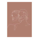 Double woman line-b (Print Only) thumbnail