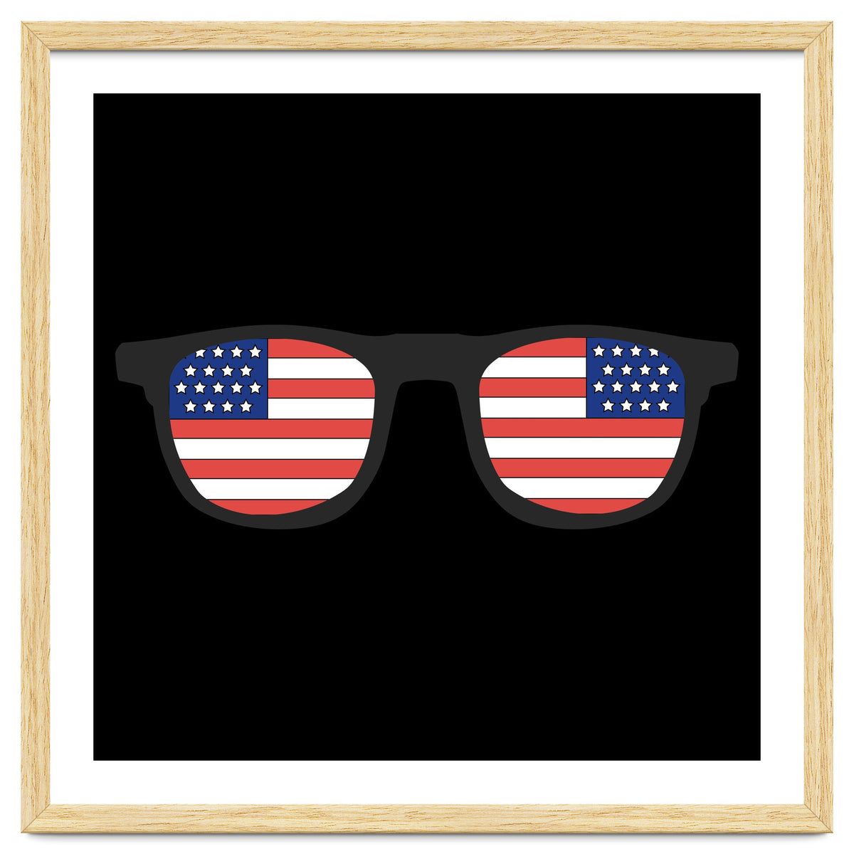 4th Of July, USA Glasses.