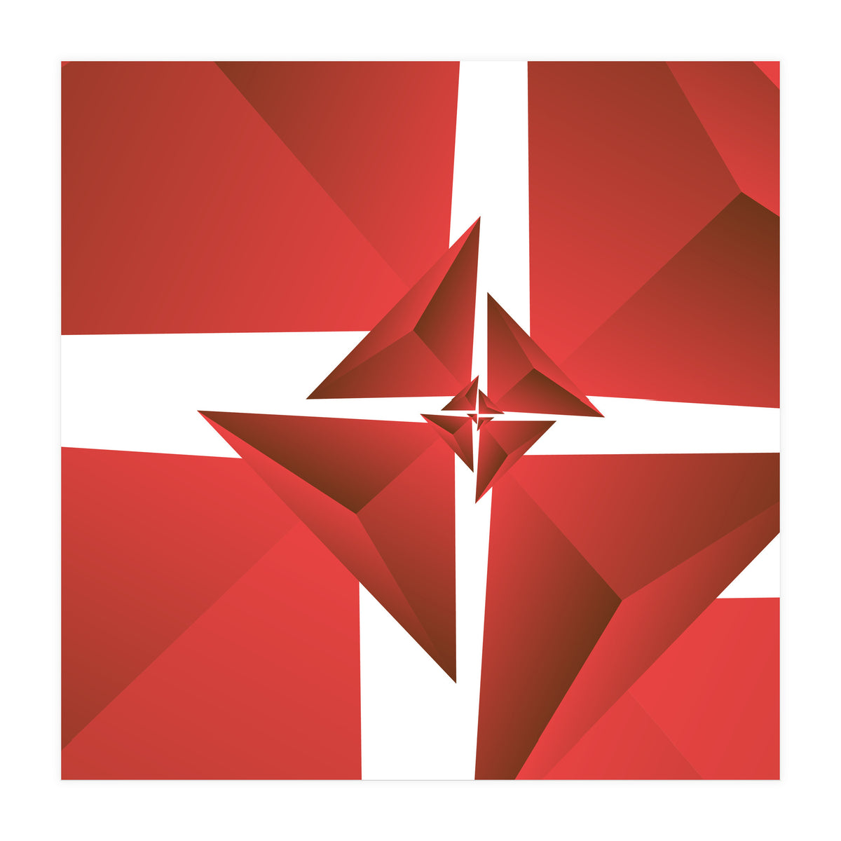 Trendy Triangle Pattern (Print Only)