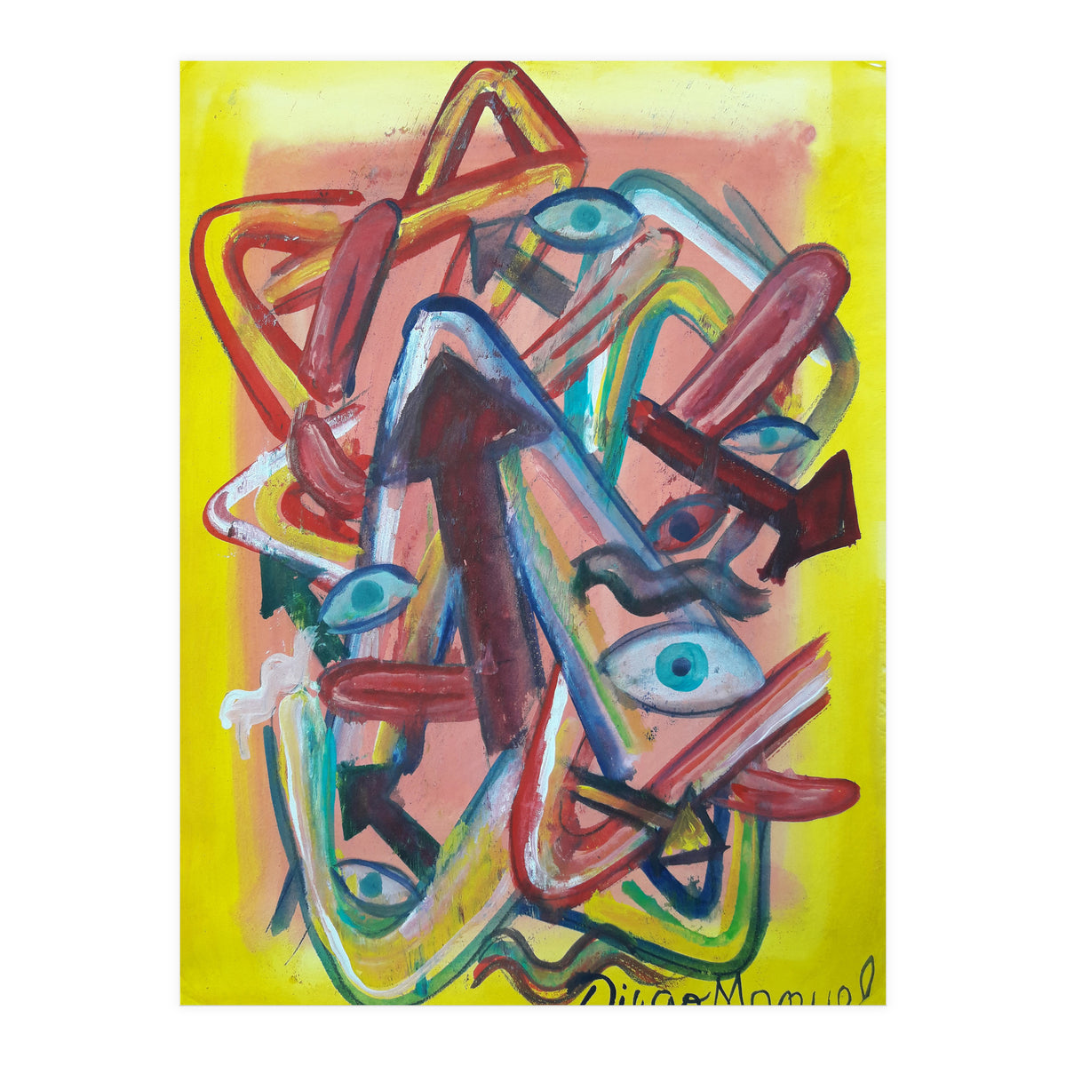 Formas Flechas Ojos Y Lenguas 3 (Print Only)