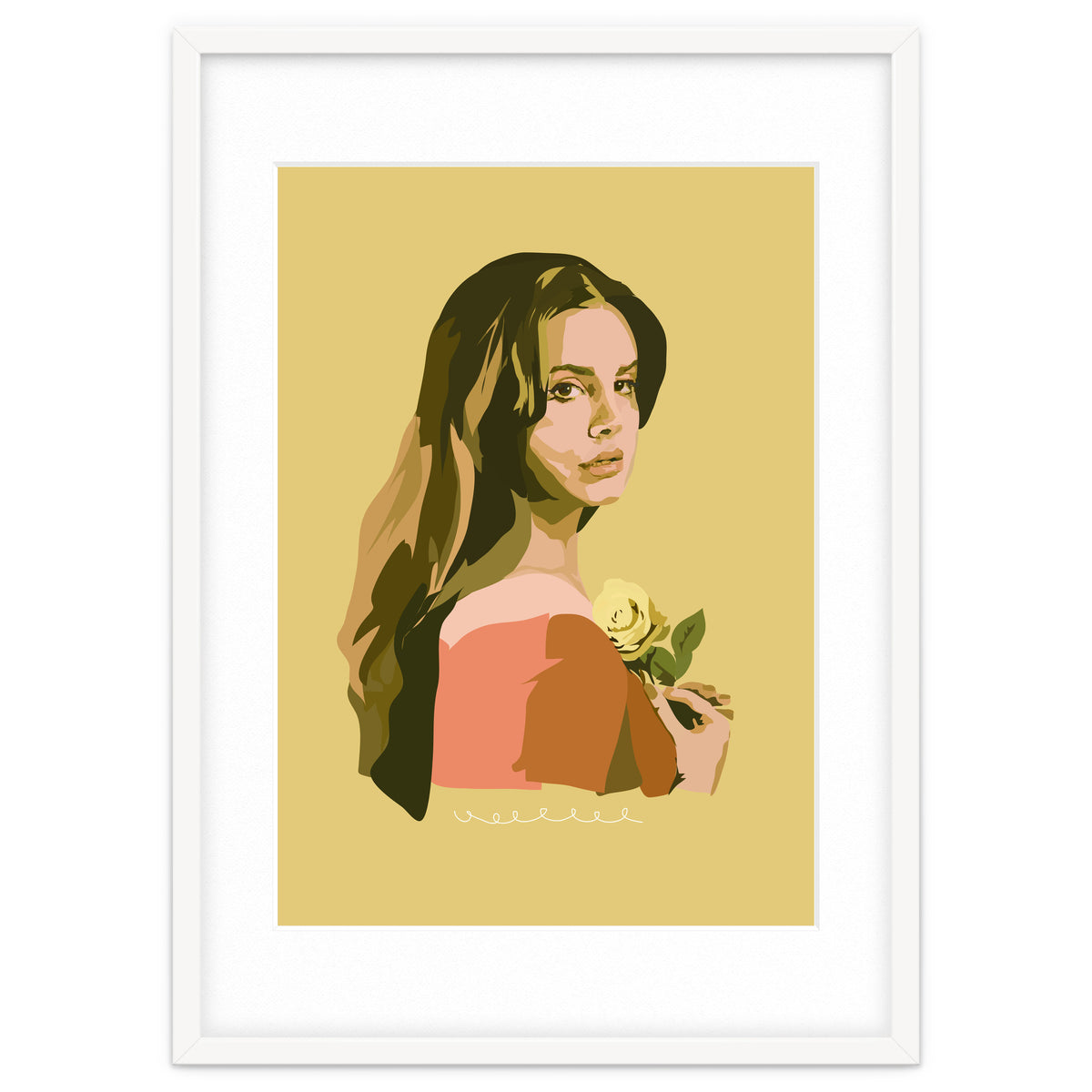 Lana Del Rey With Rose