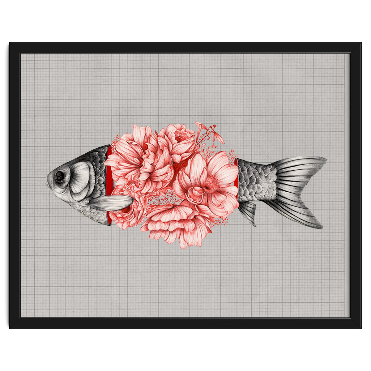 Vintage Tropical Aquarium Fish