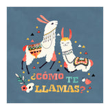Llama With Cactus Como Te Llamas Spanish Saying 2 (Print Only) thumbnail