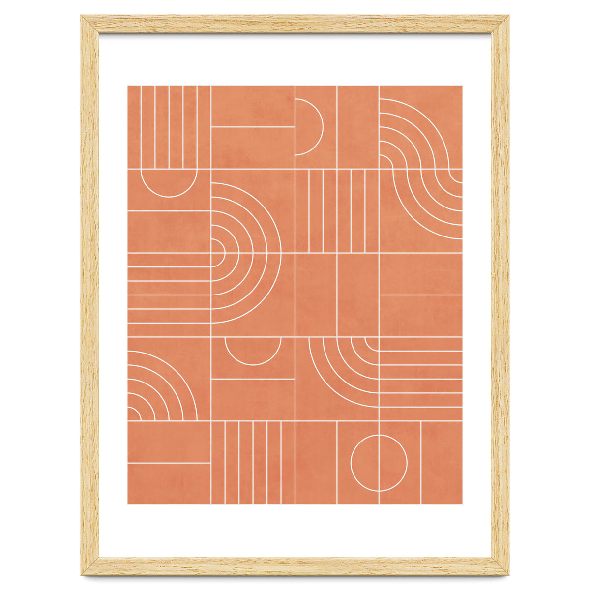 My Favorite Geometric Patterns No.23 - Coral