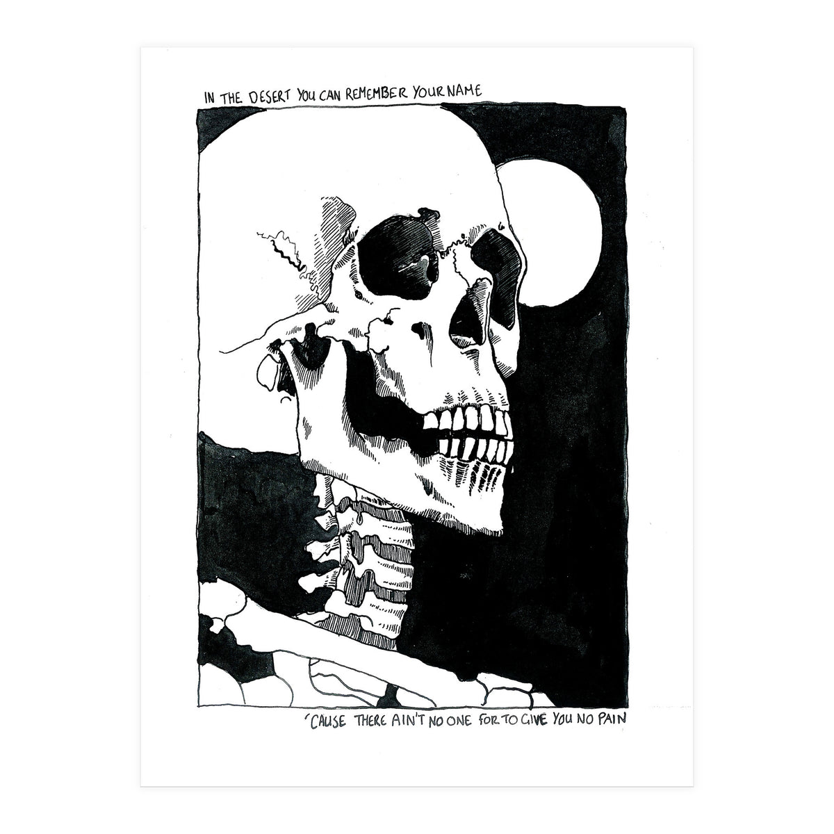 In The Desert (Print Only)