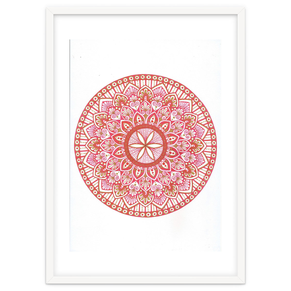 Red & Gold Mandala