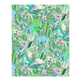 Improbable Botanical with Dinosaurs - soft pastels (Print Only) thumbnail