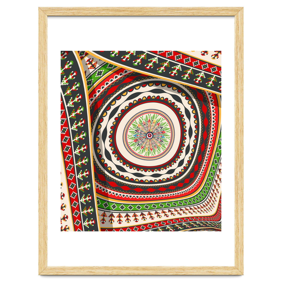 Romanian embroidery background 24