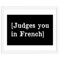 Judges You In French