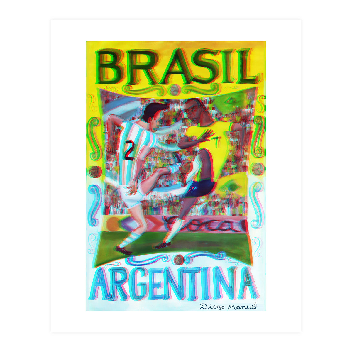 Brasil Argentina (Print Only)