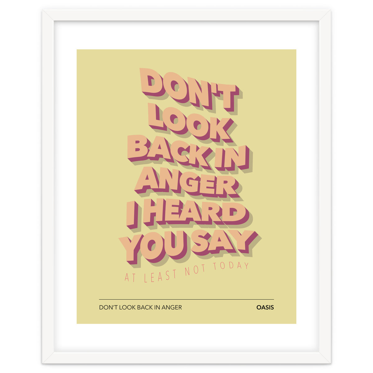 Oasis - Don't Look Back In Anger