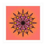 SUNSET CORAL MANDALA (Print Only) thumbnail