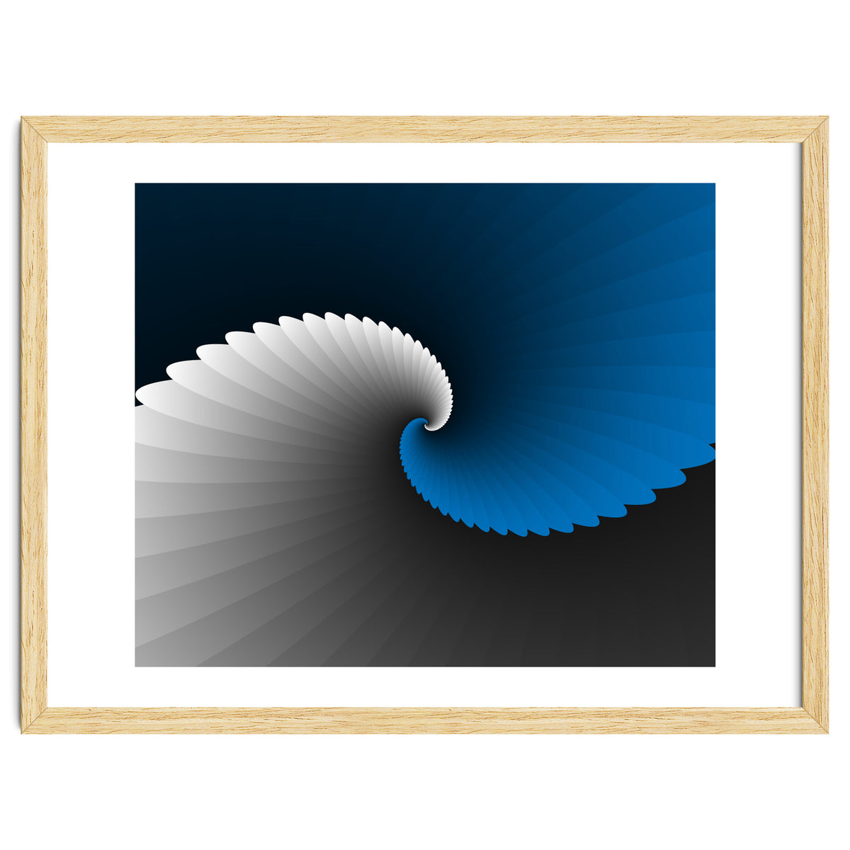 Blue Spiral Wings