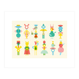 Geometric Friends (Print Only) thumbnail