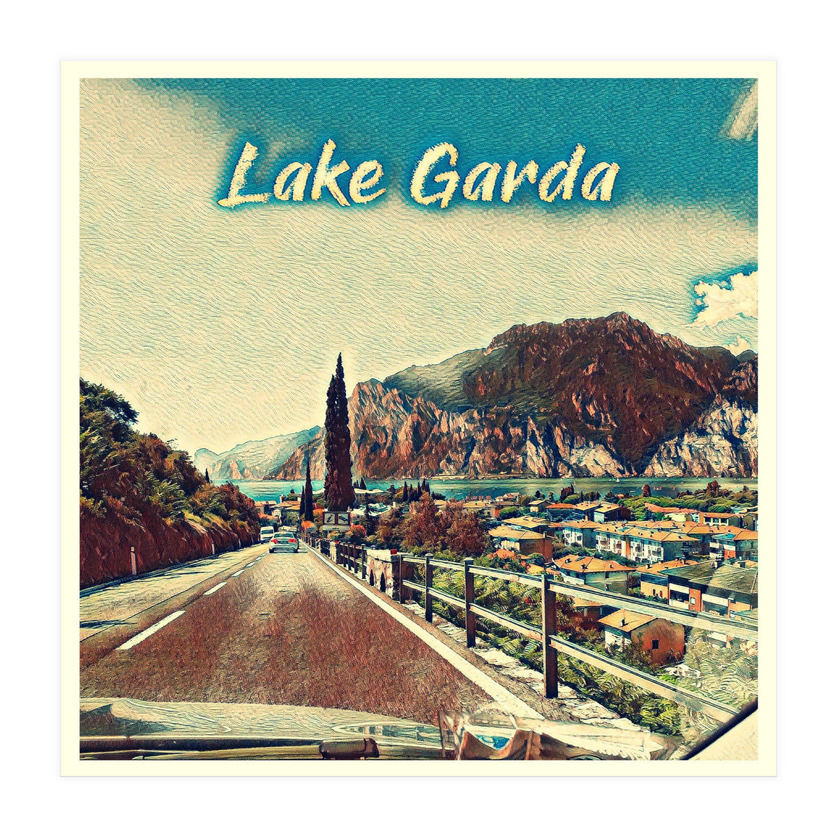 On The Way To Lake Garda (Print Only)
