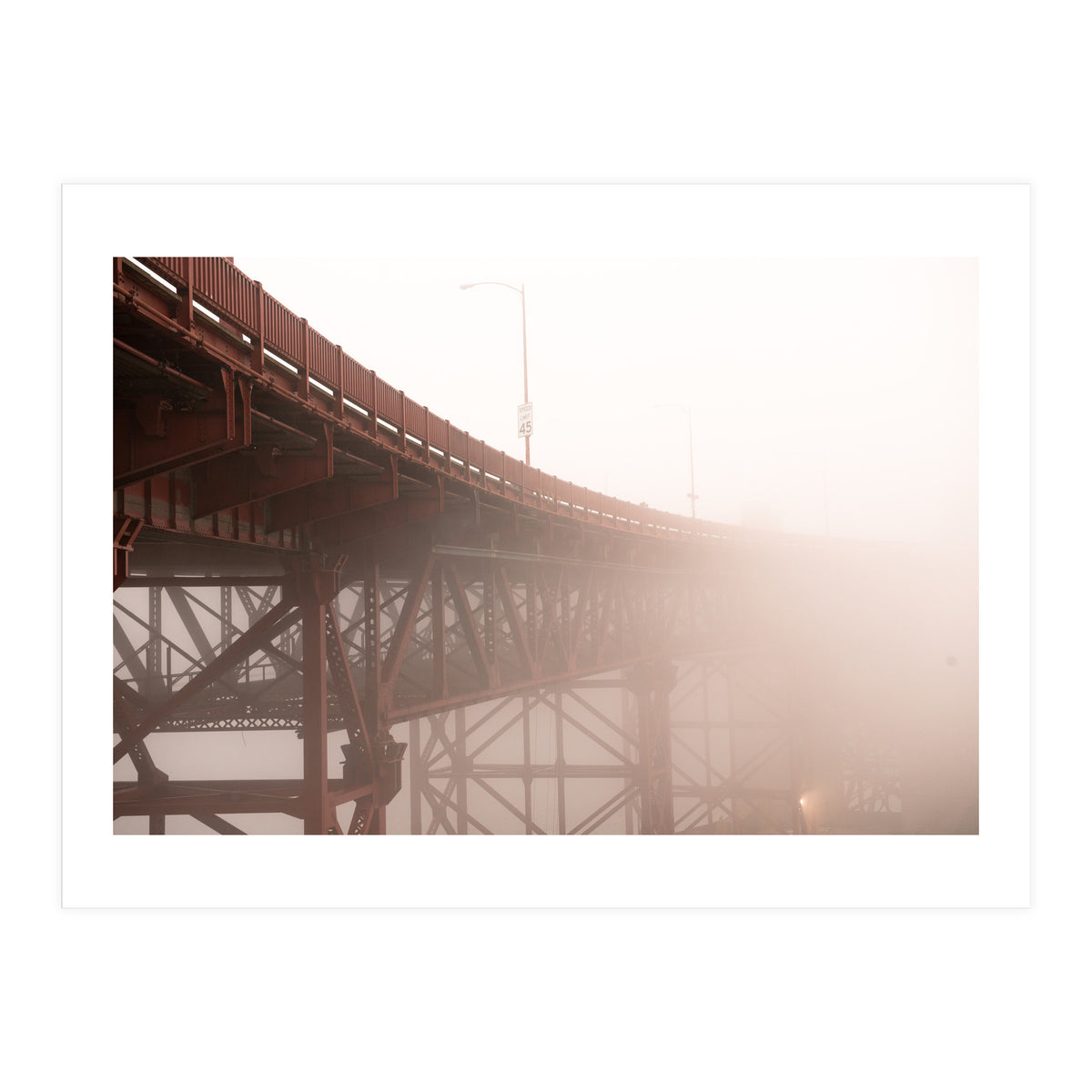 Foggy Golden Gate (Print Only)